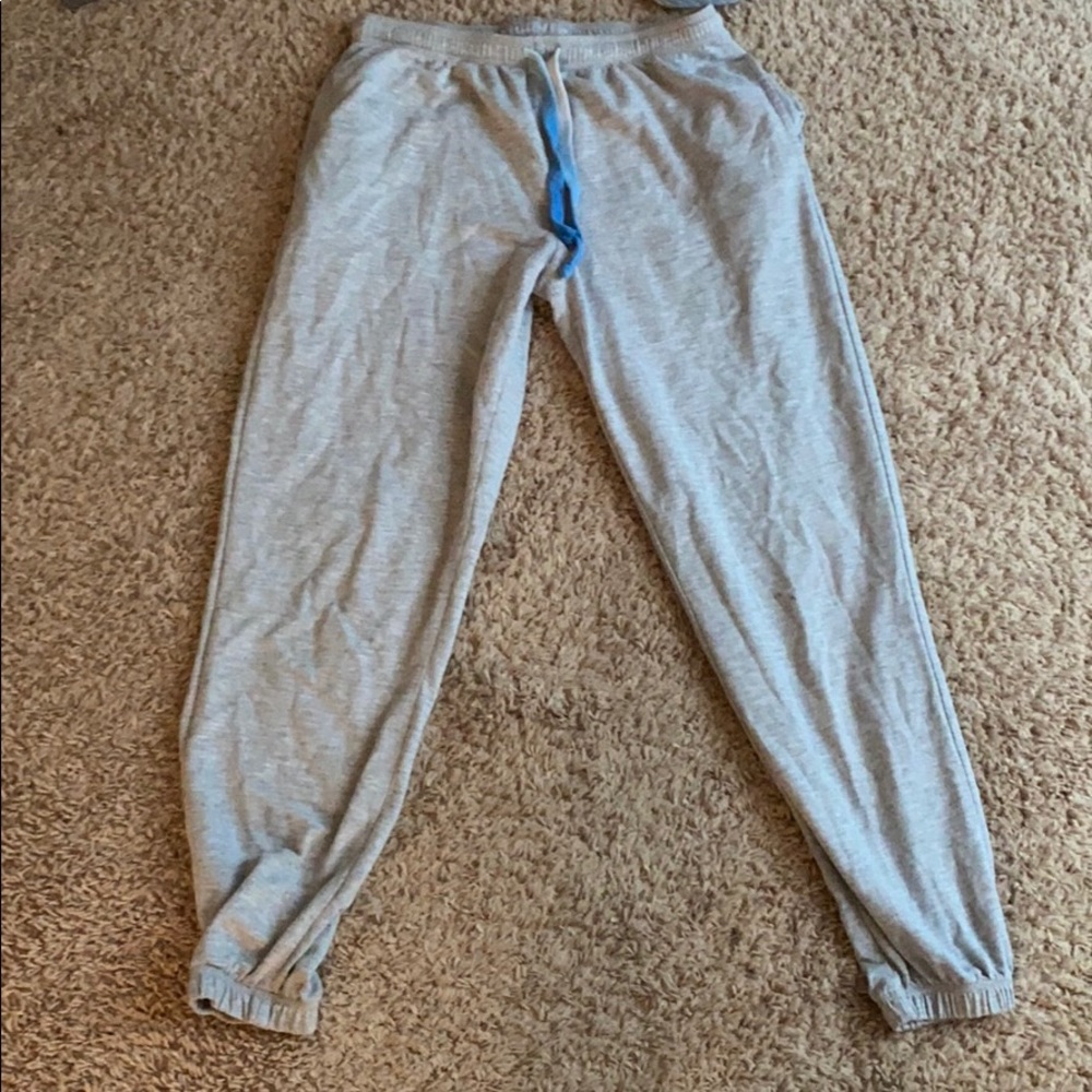 Gray joggers